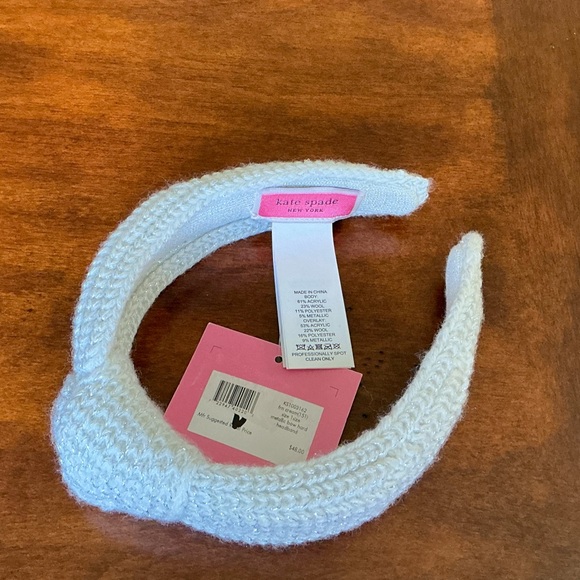 KATE SPADE NEW YORK Metallic Bow Headband - Picture 4 of 10